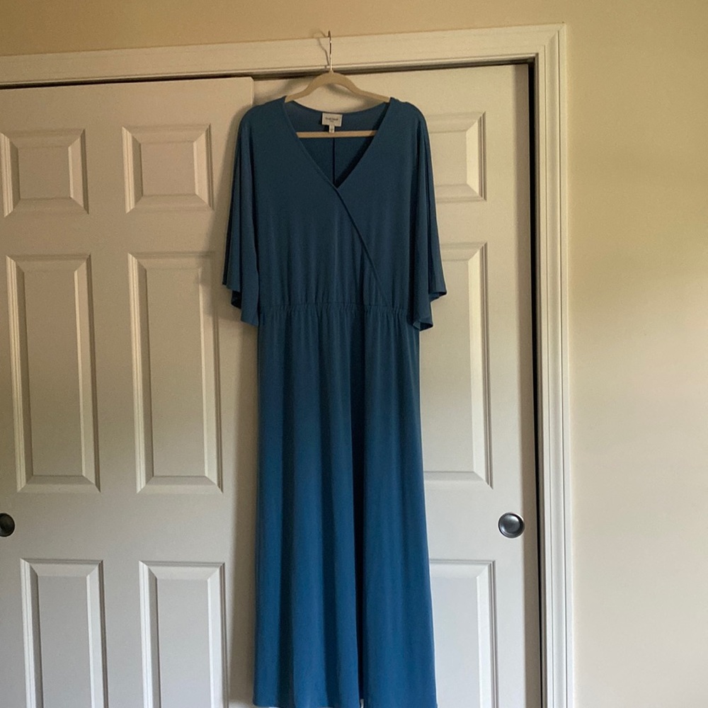 Womens Blue Maxi dress size XL